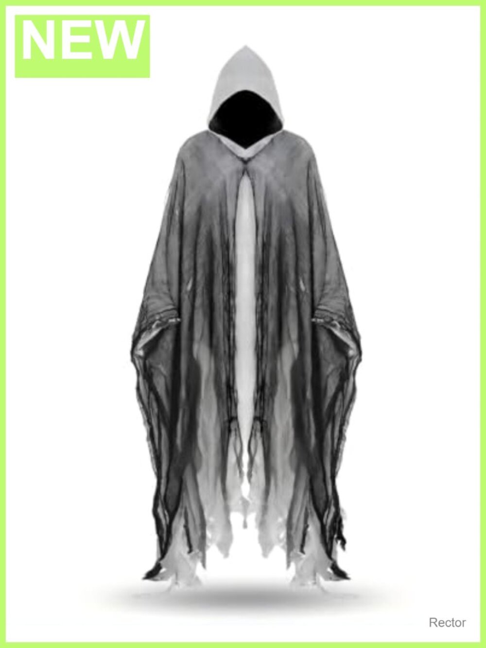 Grim Reaper Costume Hooded Cloak Cape Halloween Cosplay